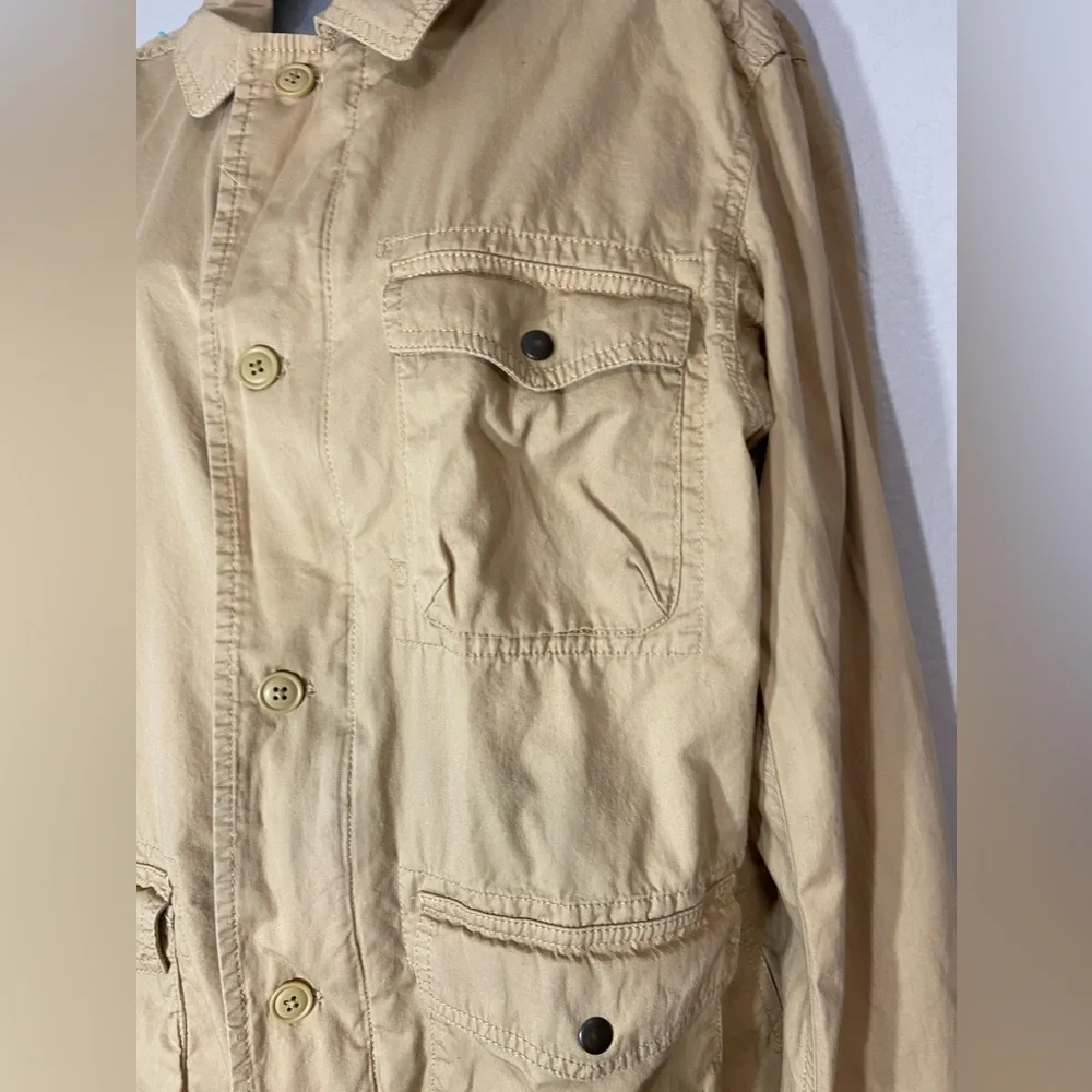 Banana Republic Light weight Cotton Jacket. Camel. Size large.